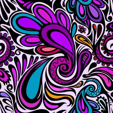Paisley pürüzsüz desen