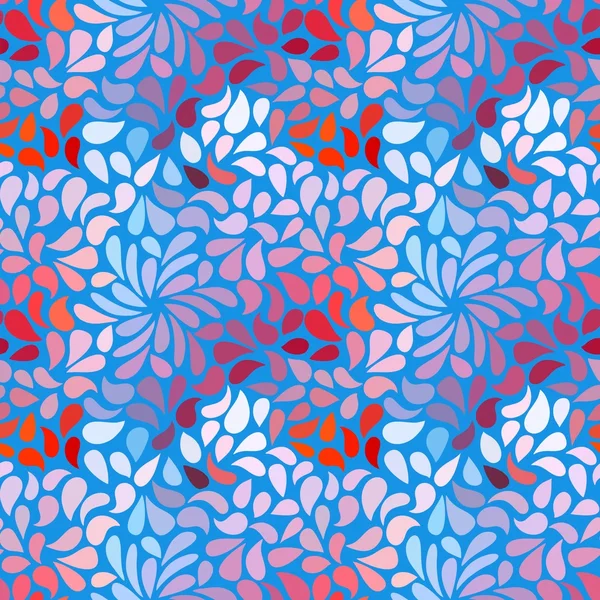 Patrón floral abstracto sin costuras — Vector de stock