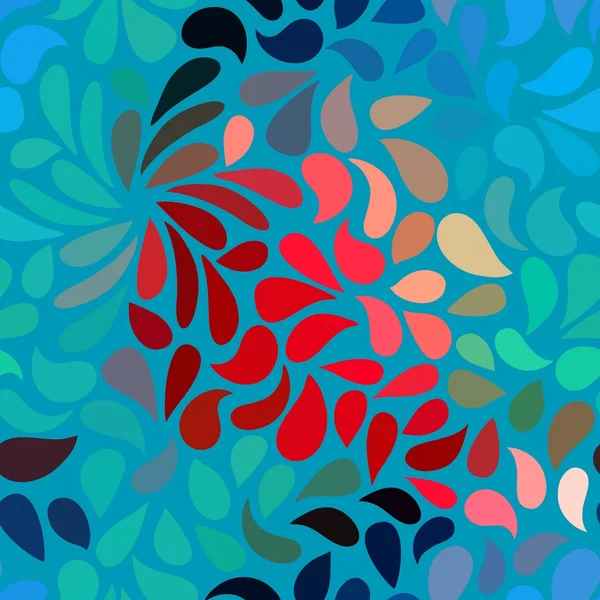 Безшовний абстрактний квітковий візерунок — стоковий вектор