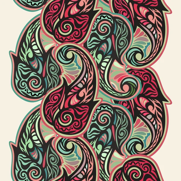 Modèle sans couture Paisley — Image vectorielle