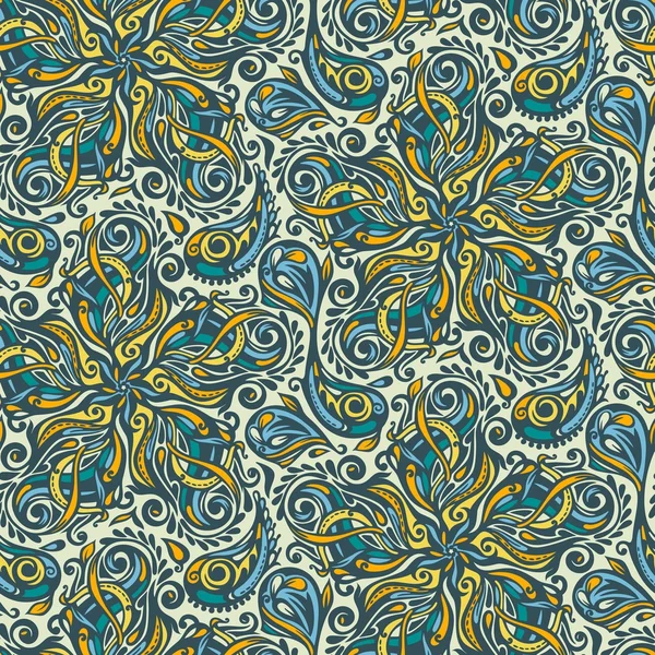 Seamless ornate floral pattern — Stock Photo, Image