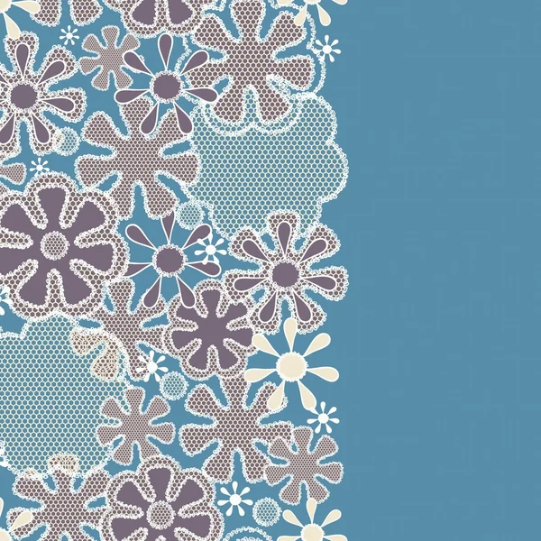 Seamless abstract lace floral pattern — Stock Photo, Image