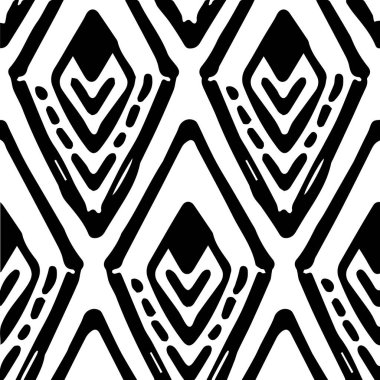 Tekstil desen baskı. Moda trendy ifade el mürekkep vuruşları çekilmiş. Tekstil, sarma, dekorasyon için mükemmel funky vektör arka plan