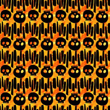 Egzotik Dikişsiz tropikal desen. Tekstil mürekkep fırça darbeleri tasarım doodle grunge doku tarzı. Benzersiz çizik, suluboya bir logo, kartları, davetiyeleri, posterler, afişler için arka plan deyimiyle..