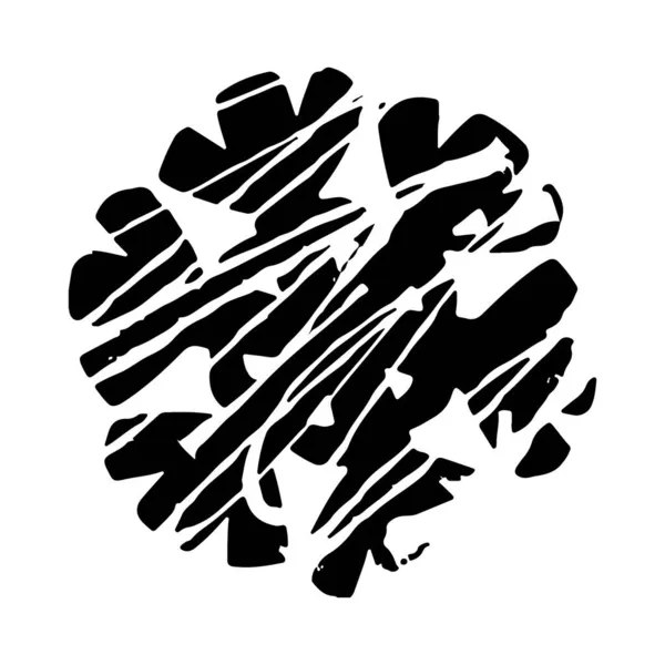 Undefinedbrush Strokes Élément Encre Peint Main — Image vectorielle
