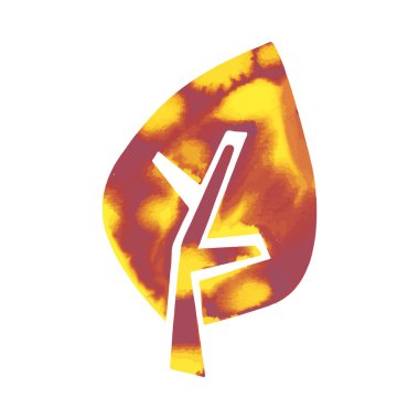 Sonbahar yaprakları Soyut El karalama şekilleri çizer. Çizgiler. Modern suluboya lekeler, damlalar, boyanmış stil dokusu, farklı karalama elementleri olan poster. Şehir parlak gençlik tekstil örneği.