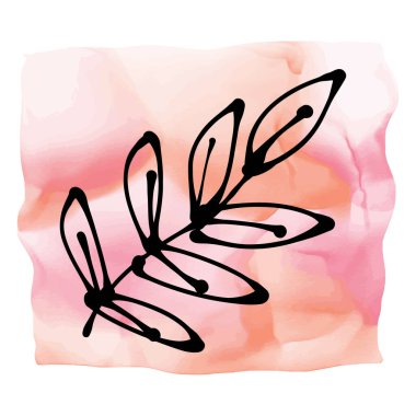 Suluboya graffiti arka planı. Karalama grunge deseni şeklinde mürekkep fırçası darbeleri. El çizimi moda tasarımı, suluboya bir logo, kartlar, davetiyeler, posterler, afişler için lekeli arkaplan.