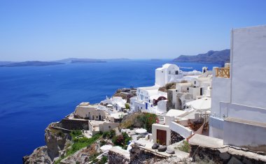 Santorini görünümü