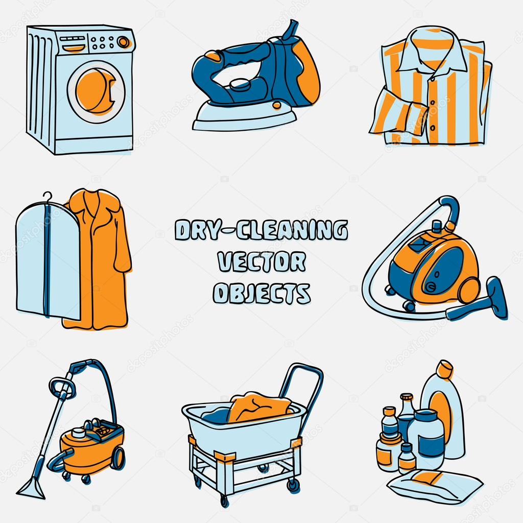 Dry-cleaning and laundry objects
