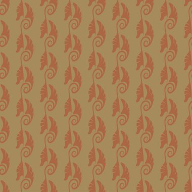 art nouveau seamless modeli