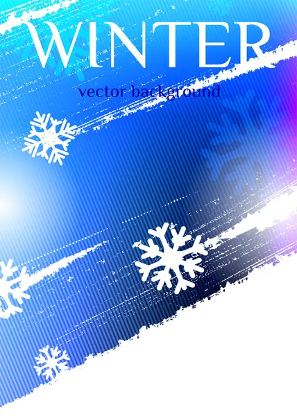 Winterlicher Hintergrund. — Stockvektor