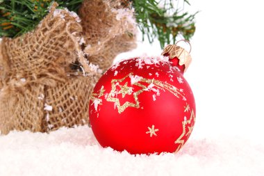 Kırmızı christmas dekorasyon