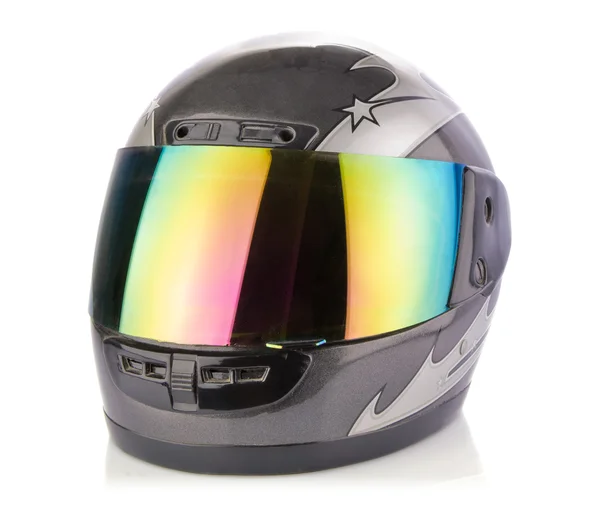 Helm voor biker — Stockfoto
