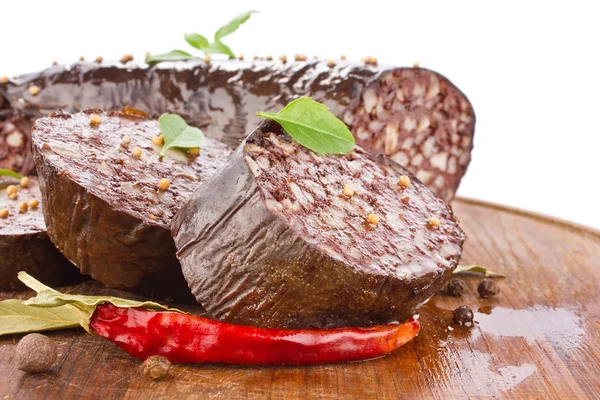 Saucisse de sang aux épices — Photo