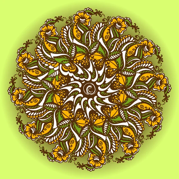 Décoratif floral — Image vectorielle
