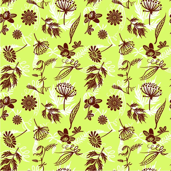 Patrón floral — Archivo Imágenes Vectoriales