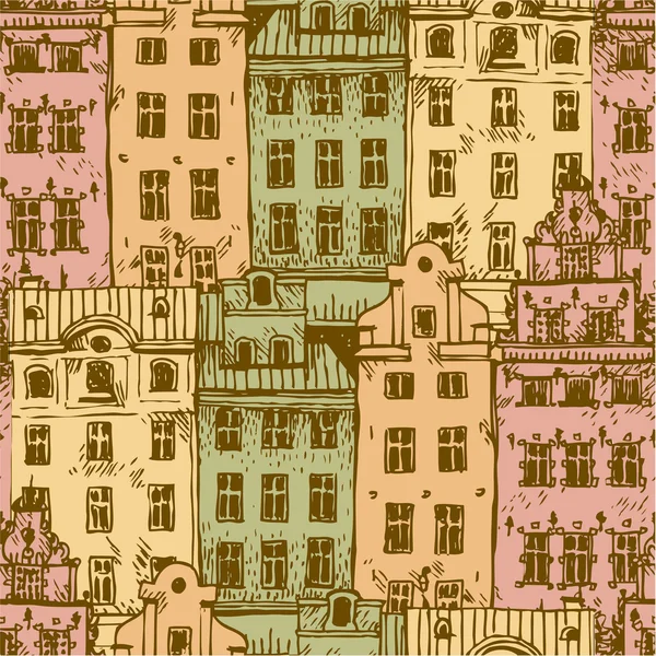 Casas coloridas — Archivo Imágenes Vectoriales