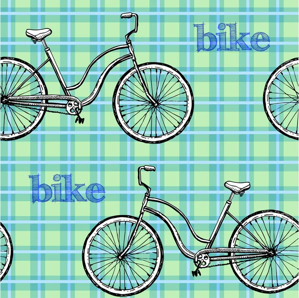 Bicicletas padrão —  Vetores de Stock