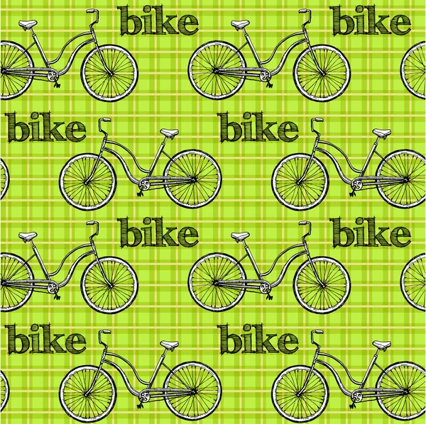 Bicicletas padrão —  Vetores de Stock