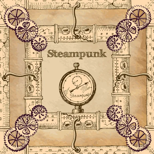 Steampunk στοιχείο διακόπτες — Διανυσματικό Αρχείο