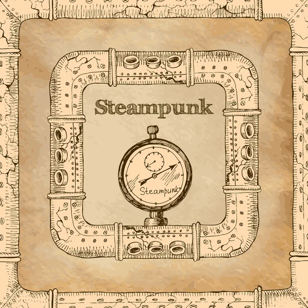 Steampunk element schakelaars — Stockvector