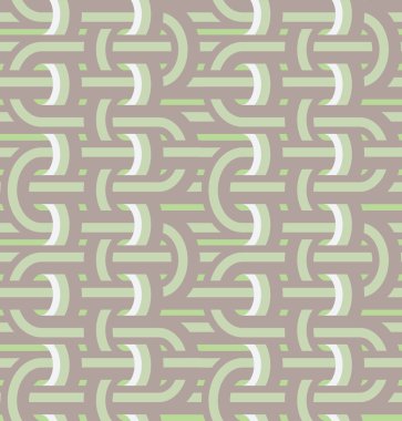 Dikişsiz desen bükülmüş döngüler.