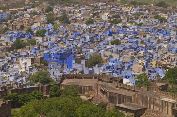 Modrá města jodhpur — Stock fotografie