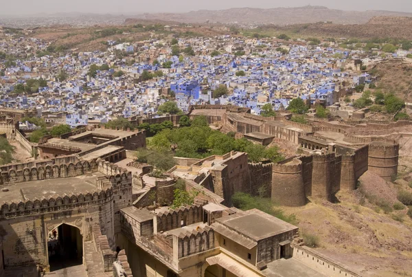 Historiska blå staden jodhpur — Stockfoto