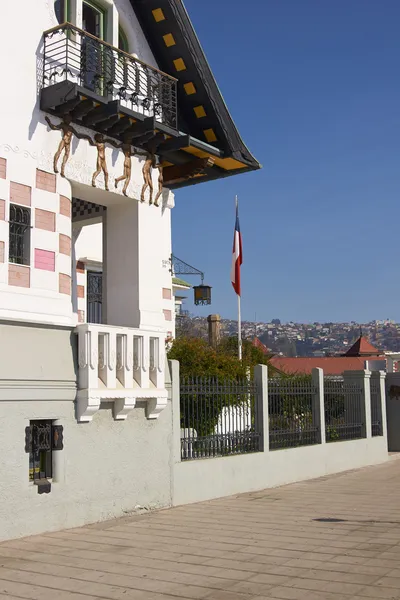 Architettura Art nouveau a valparaiso — Zdjęcie stockowe