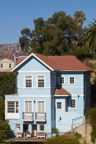 Mavi ev — Stok fotoğraf