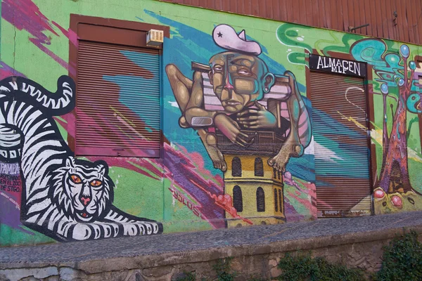 Arte callejero de Valparaíso —  Fotos de Stock
