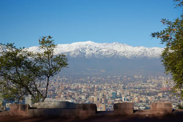 Winter in Santiago — Stockfoto