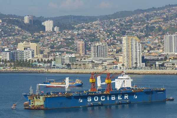 Hafen von Valparaiso — Stockfoto