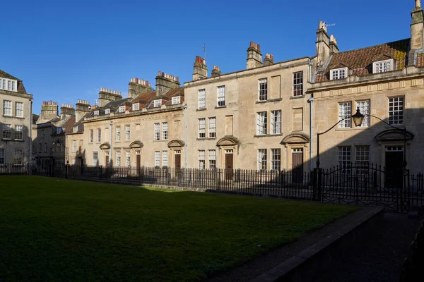 Bath Inghilterra Regno Unito Ottobre 2021 Storica Terrazza Georgiana Nel — Foto Stock