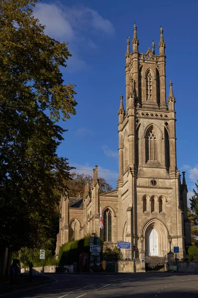 Foto Cênica Bela Catedral Antiga Reino Unido — Fotografia de Stock