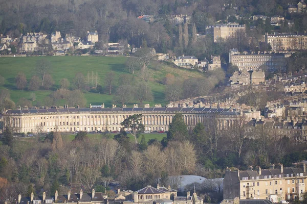 Panoraamanäkymät Historialliseen Maailmanperintökohteeseen Bathin Kaupunki Somerset Yhdistynyt Kuningaskunta Alkaen Alexandra — kuvapankkivalokuva