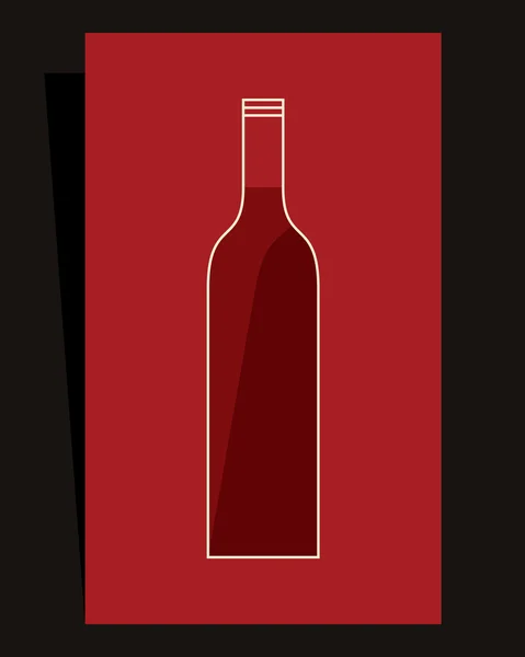 Gestaltung der Weinkarte — Stockvektor