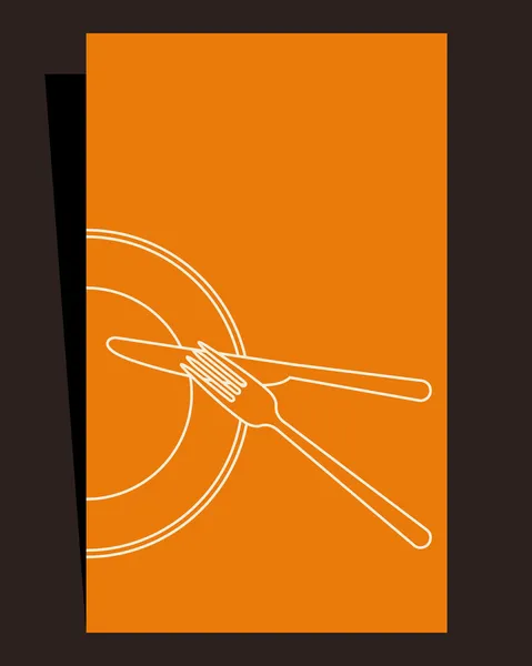 Restaurant menu. Vector illustartion — Stockvector