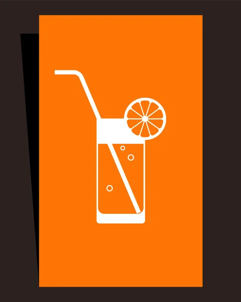 Menu cocktail. Conception de carte — Image vectorielle
