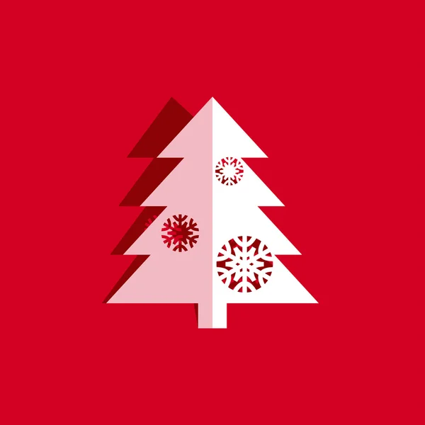 Kerstboom — Stockvector