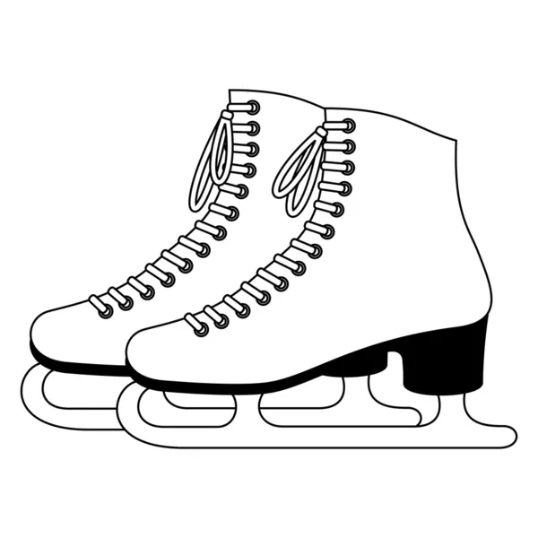 アイス スケート — ストックベクタ