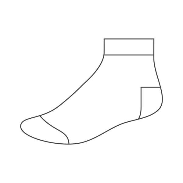 Sock template — Stock Vector © nikolae #13856191