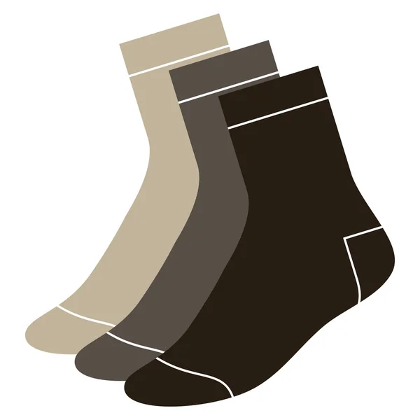 Conjunto de calcetines — Vector de stock