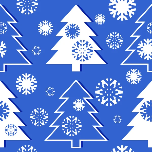 Boże Narodzenie drzewo wzór — Wektor stockowy