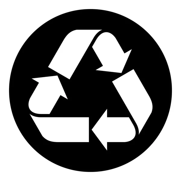Recycled paper symbol — Stock Vector