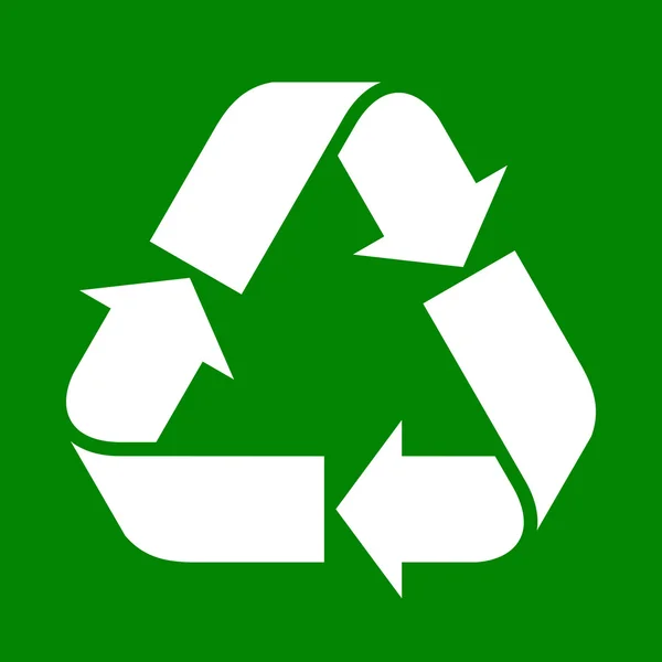 Symbol recyklovaného papíru — Stockový vektor