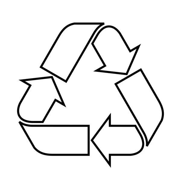 Universal recycling symbol — Stock Vector