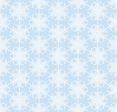 kesintisiz mavi kar tanesi desen