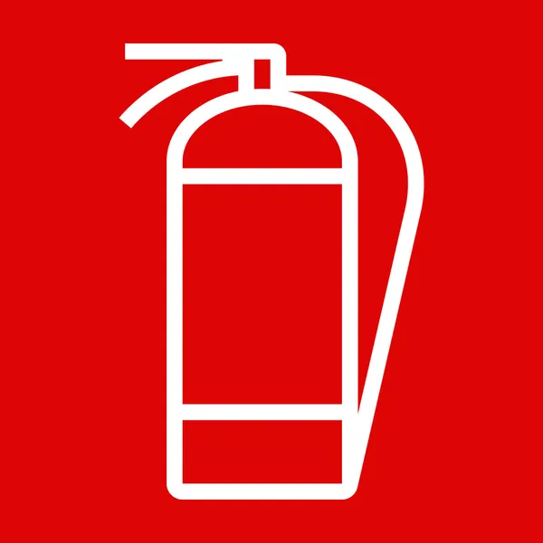 Πυροσβεστήρας σημάδι — Διανυσματικό Αρχείο