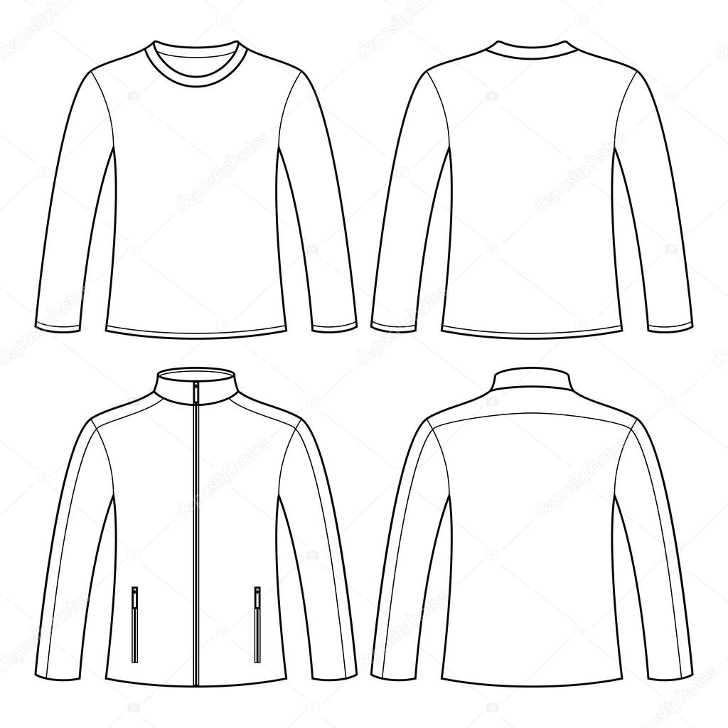 Jacket and Long-sleeved T-shirt